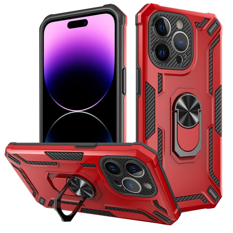 For iPhone 14 Pro Warship Armor 2 in 1 Shockproof Phone Case