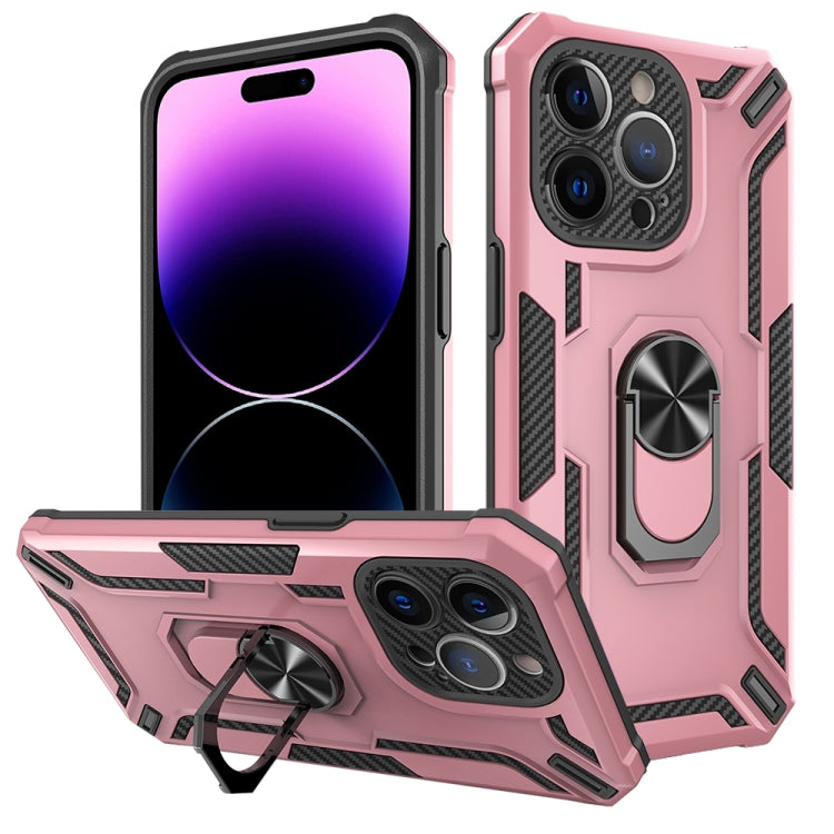 For iPhone 14 Pro Warship Armor 2 in 1 Shockproof Phone Case