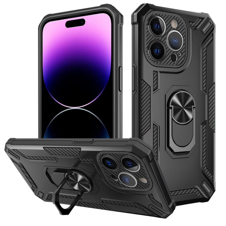 For iPhone 14 Pro Max Warship Armor 2 in 1 Shockproof Phone Case