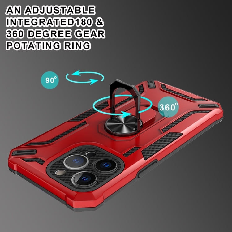 For iPhone 14 Pro Max Warship Armor 2 in 1 Shockproof Phone Case