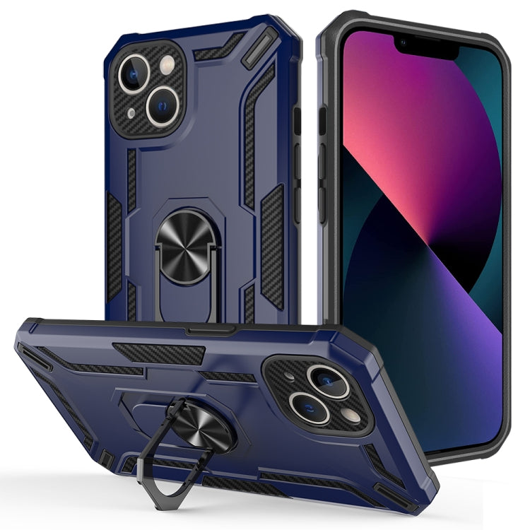 For iPhone 13 Warship Armor 2 in 1 Shockproof Phone Case