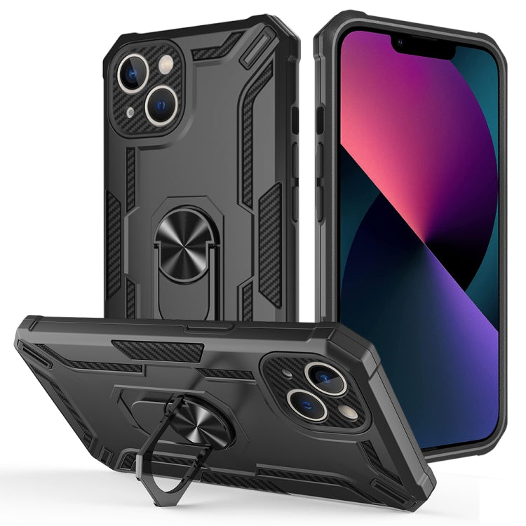 For iPhone 13 Warship Armor 2 in 1 Shockproof Phone Case