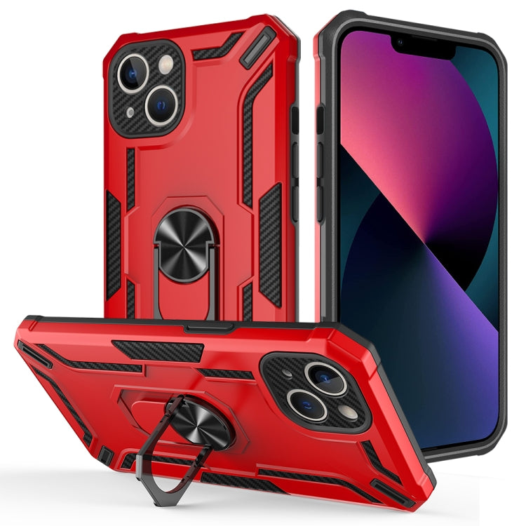 For iPhone 13 Warship Armor 2 in 1 Shockproof Phone Case