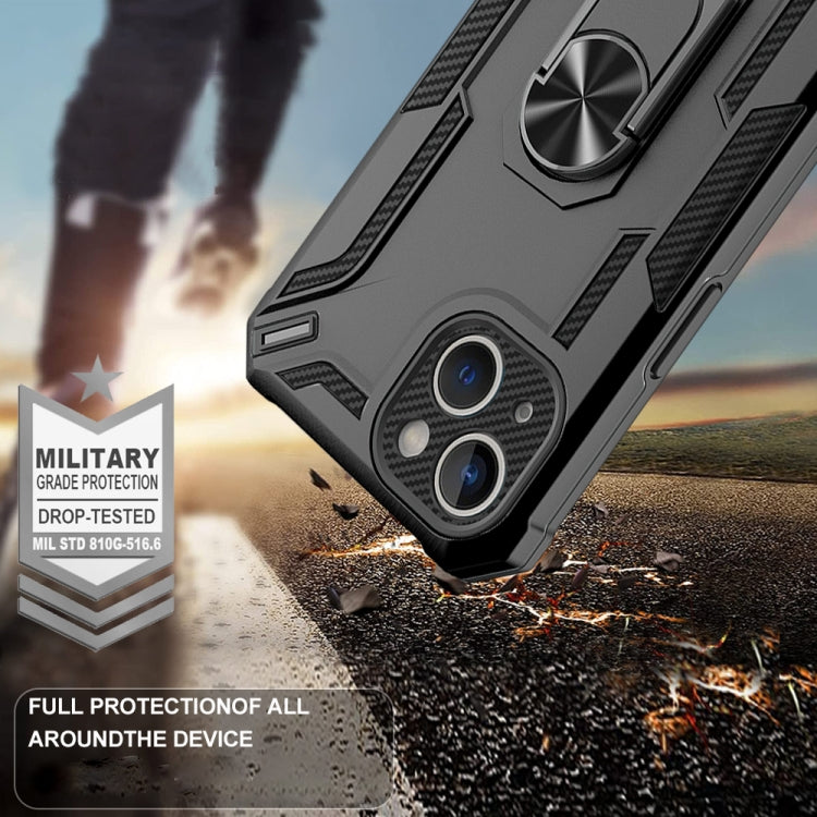 For iPhone 13 Warship Armor 2 in 1 Shockproof Phone Case
