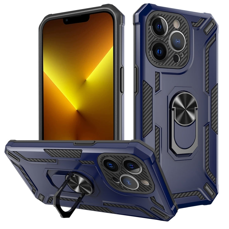 For iPhone 13 Pro Warship Armor 2 in 1 Shockproof Phone Case
