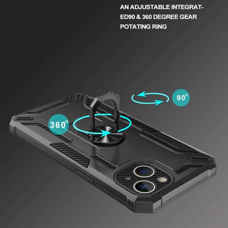 For iPhone 13 Pro Warship Armor 2 in 1 Shockproof Phone Case