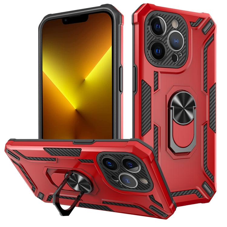 For iPhone 13 Pro Max Warship Armor 2 in 1 Shockproof Phone Case