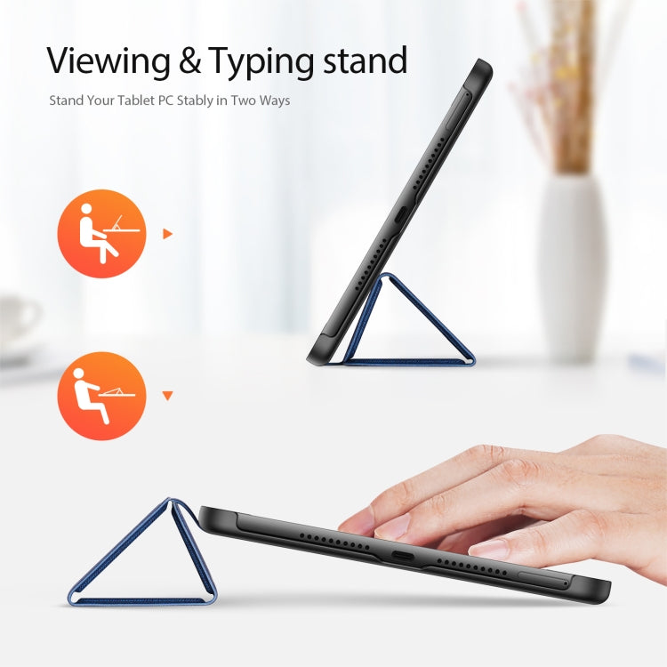 For Huawei MatePad SE 10.4 2022 DUX DUCIS Domo Series Magnetic Flip Leather Tablet Case