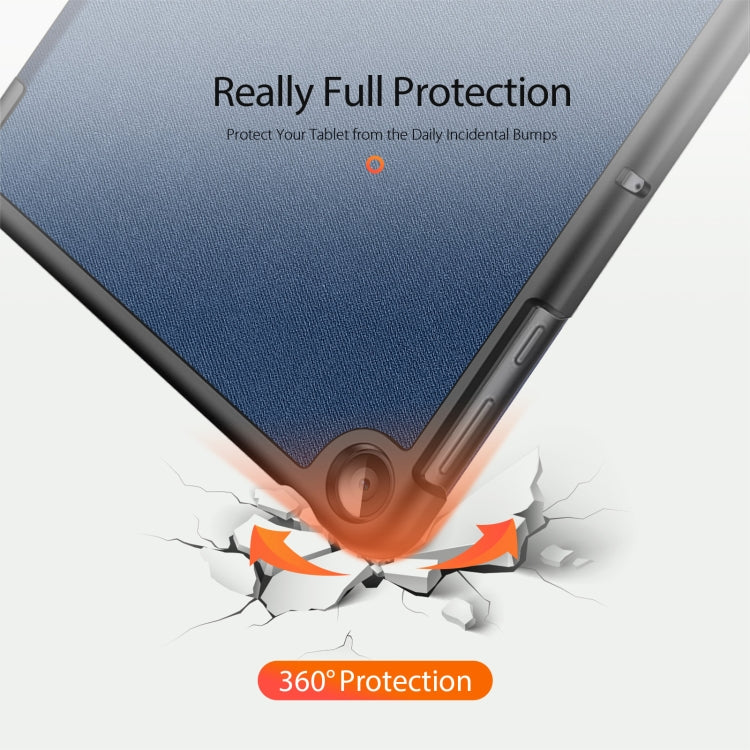 For Huawei MatePad SE 10.4 2022 DUX DUCIS Domo Series Magnetic Flip Leather Tablet Case