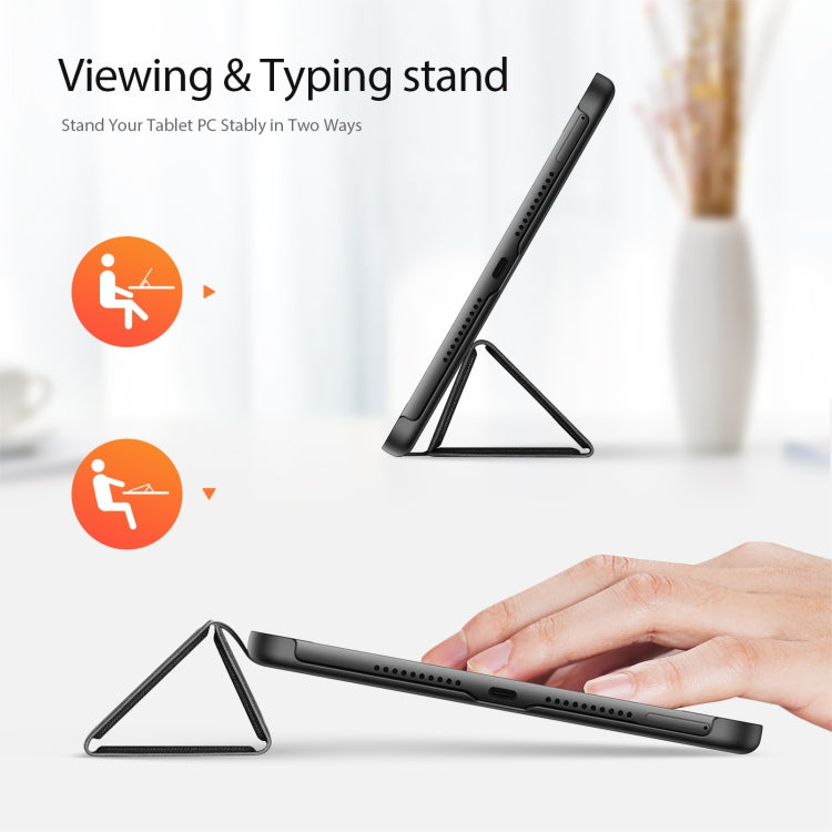 For Huawei MatePad SE 10.4 2022 DUX DUCIS Domo Series Magnetic Flip Leather Tablet Case