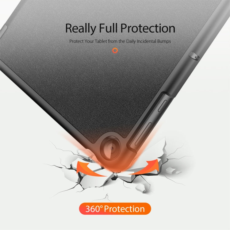 For Huawei MatePad SE 10.4 2022 DUX DUCIS Domo Series Magnetic Flip Leather Tablet Case