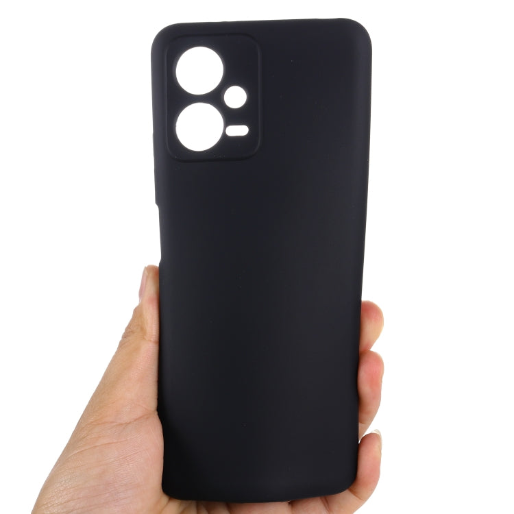 For Xiaomi Redmi Note 12 5G India / Poco X5 Pure Color Liquid Silicone Shockproof Full Coverage Phone Case