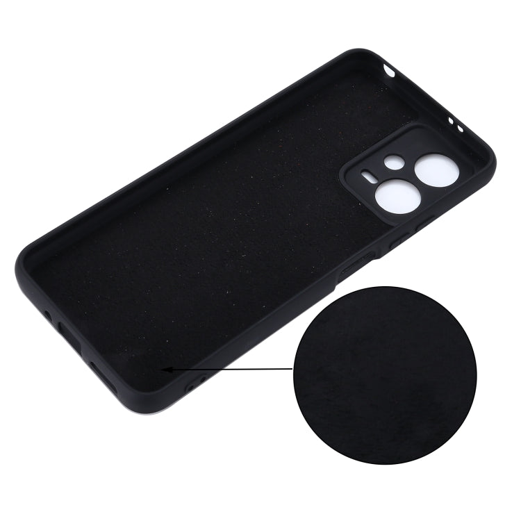 For Xiaomi Redmi Note 12 5G India / Poco X5 Pure Color Liquid Silicone Shockproof Full Coverage Phone Case