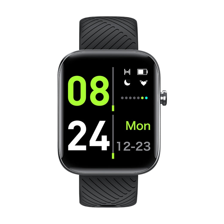 NORTH EDGE NHC 1.65 inch TFT Screen Smart Watch, Support PPG + ECG(Black)