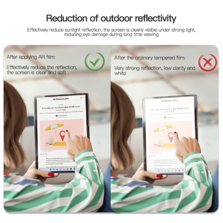 For Microsoft Surface Pro 8 / 9 / X AR Transparency Enhancement Tablet Film