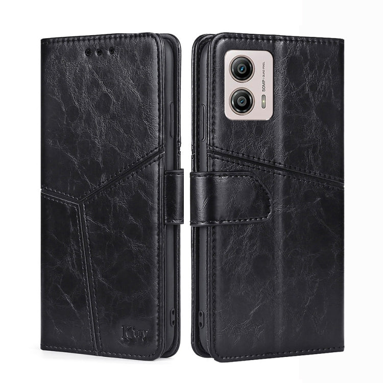 For Motorola Moto G53 5G/G13 4G/G23 4G Geometric Stitching Leather Phone Case