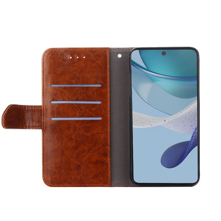 For Motorola Moto G53 5G/G13 4G/G23 4G Geometric Stitching Leather Phone Case