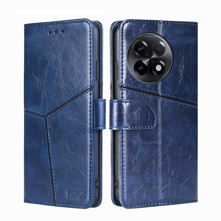 For OnePlus Ace 2/11R Geometric Stitching Leather Phone Case
