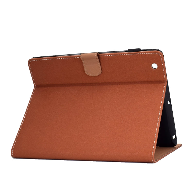For iPad 4 / 3 / 2 Solid Color Tablet PC Universal Magnetic Horizontal Flip Leather Case with Card Slots & Holder
