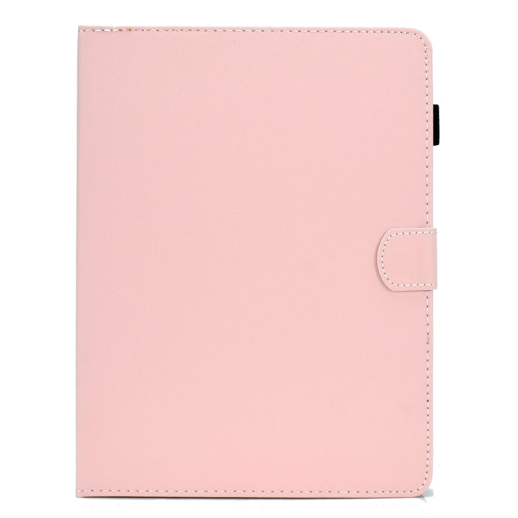For iPad 4 / 3 / 2 Solid Color Tablet PC Universal Magnetic Horizontal Flip Leather Case with Card Slots & Holder