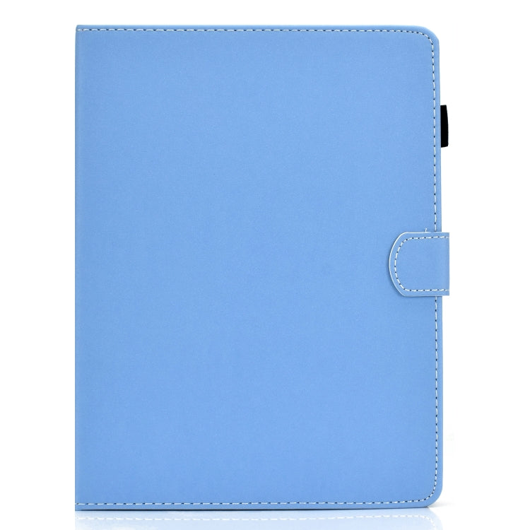 For iPad 4 / 3 / 2 Solid Color Tablet PC Universal Magnetic Horizontal Flip Leather Case with Card Slots & Holder