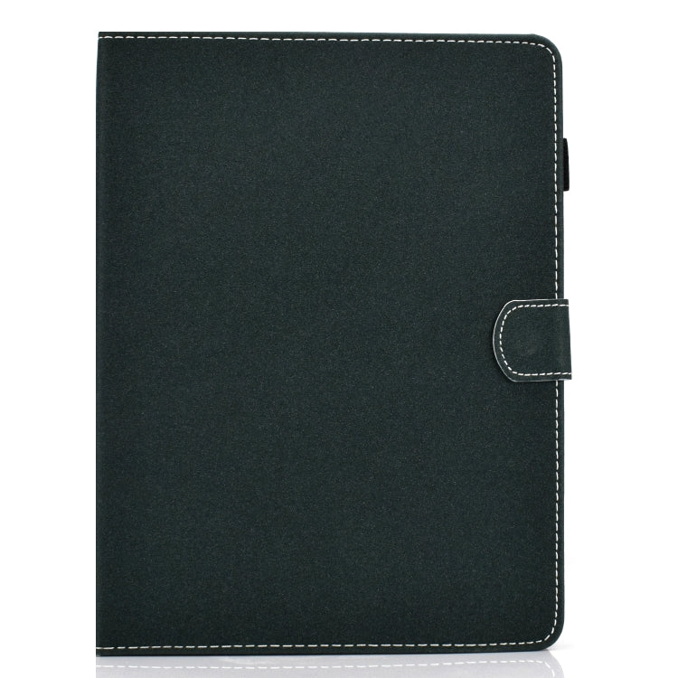 For iPad 4 / 3 / 2 Solid Color Tablet PC Universal Magnetic Horizontal Flip Leather Case with Card Slots & Holder