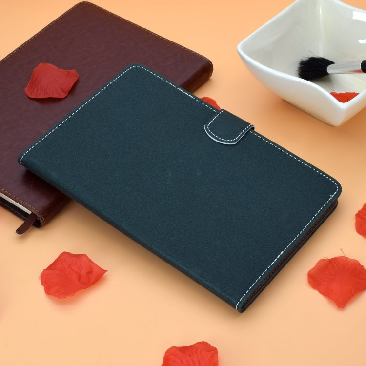 For iPad 4 / 3 / 2 Solid Color Tablet PC Universal Magnetic Horizontal Flip Leather Case with Card Slots & Holder