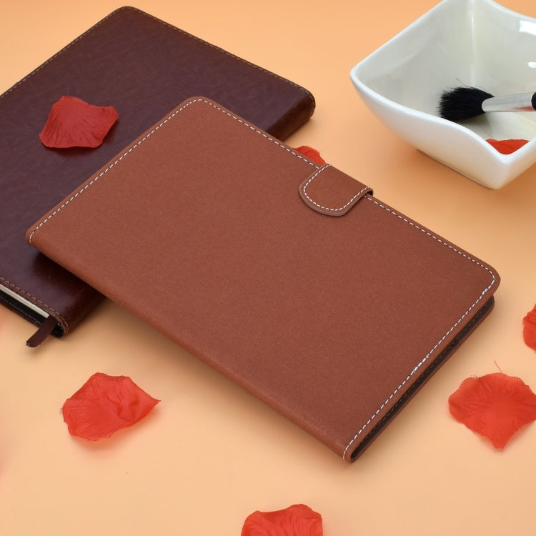 For Kindle Fire HD8 2016 / 2017 Solid Color Tablet PC Universal Magnetic Horizontal Flip Leather Case with Card Slots & Holder