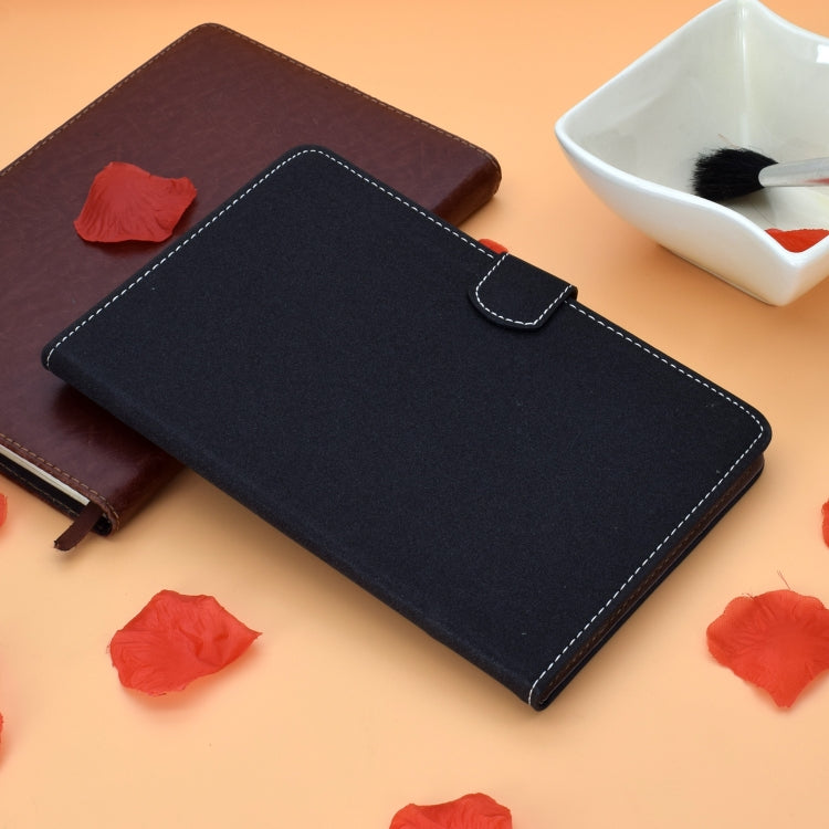 For Kindle Fire HD8 2016 / 2017 Solid Color Tablet PC Universal Magnetic Horizontal Flip Leather Case with Card Slots & Holder