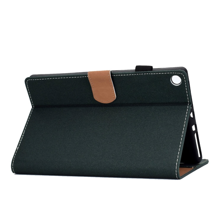 For Kindle Fire HD8 2016 / 2017 Solid Color Tablet PC Universal Magnetic Horizontal Flip Leather Case with Card Slots & Holder