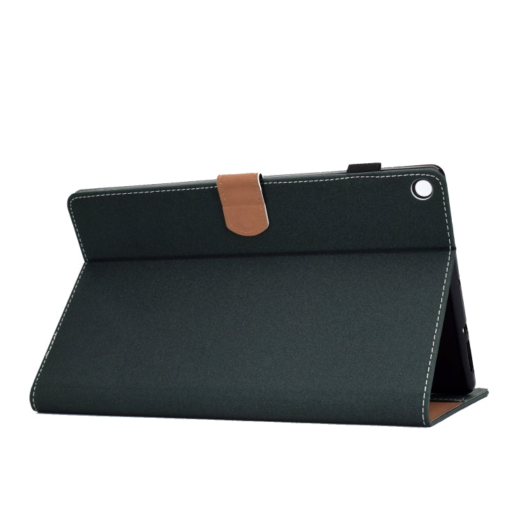 For Kindle Fire HD10 2015 / 2017 Solid Color Tablet PC Universal Magnetic Horizontal Flip Leather Case with Card Slots & Holder