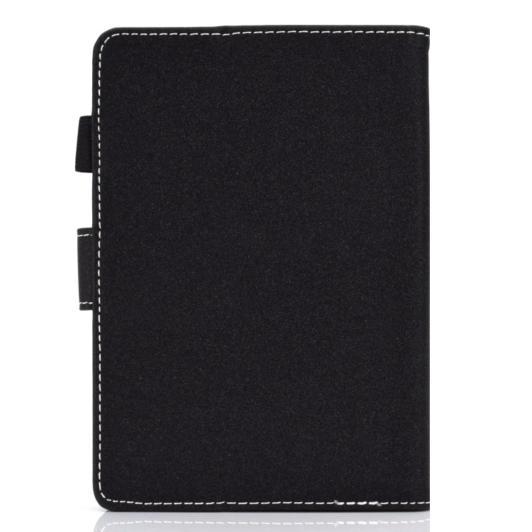 For Kindle Paperwhite 4 / 3 / 2 / 1 Solid Color Tablet PC Universal Magnetic Horizontal Flip Leather Case with Card Slots & Holder