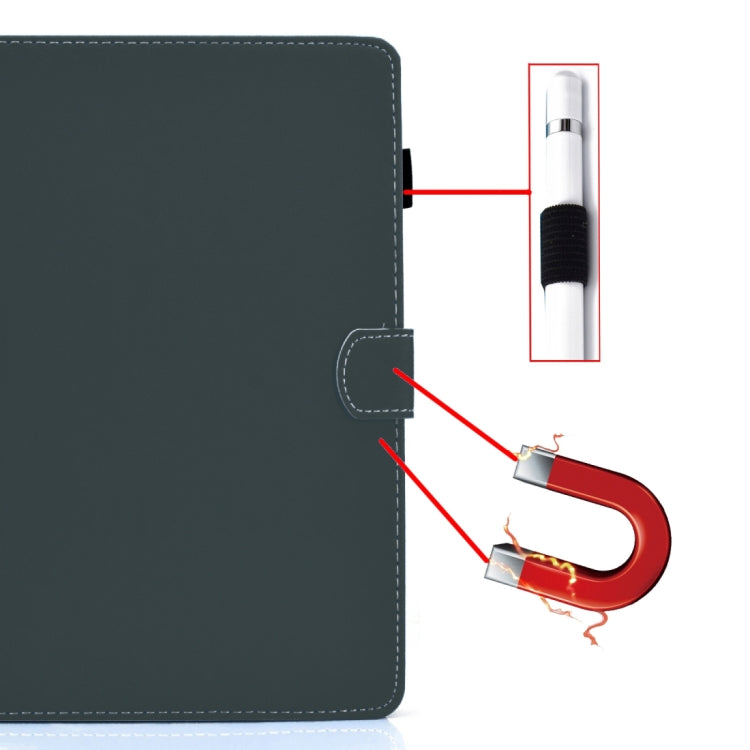 For Kindle Paperwhite 4 / 3 / 2 / 1 Solid Color Tablet PC Universal Magnetic Horizontal Flip Leather Case with Card Slots & Holder