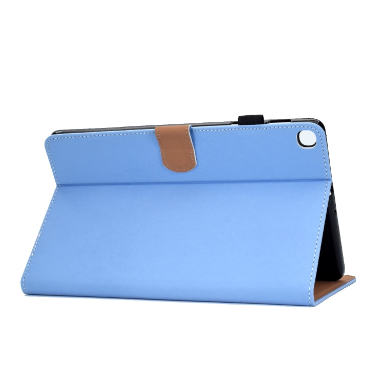 For Galaxy Tab A 10.1(2019) T510 Solid Color Tablet PC Universal Magnetic Horizontal Flip Leather Case with Card Slots & Holder
