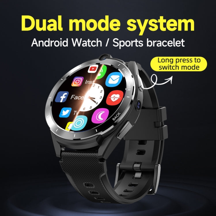 Z40 1.6 inch TFT Screen 4G LTE Android Dual Camera Smart Watch, Support Blood Pressure / Blood Oxygen Monitoring(Black)