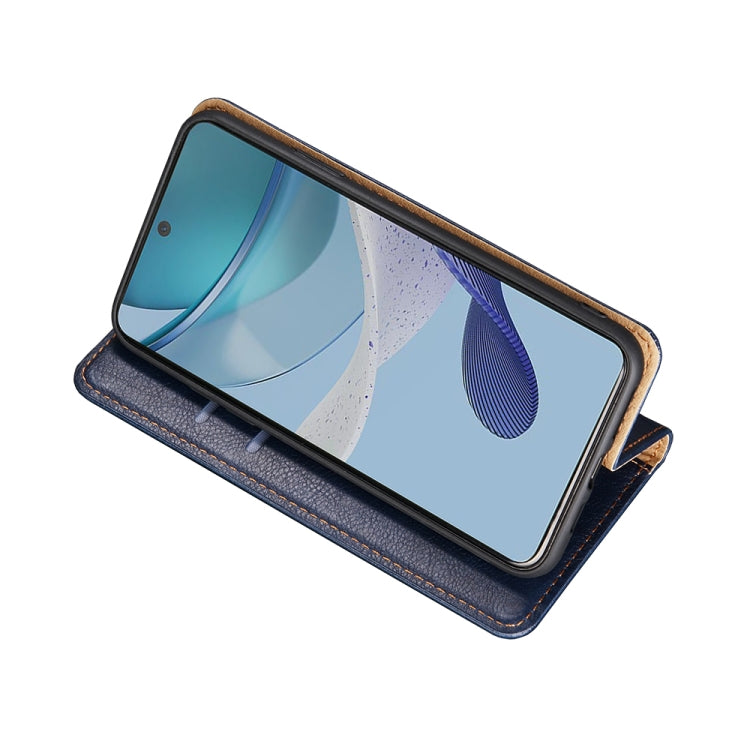 For Xiaomi Redmi 12C 4G Gloss Oil Solid Color Magnetic Leather Phone Case