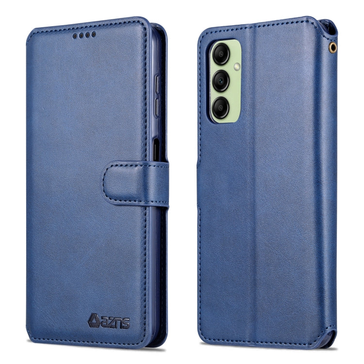 For Samsung Galaxy A14 5G AZNS Calf Texture Horizontal Flip Leather Phone Case