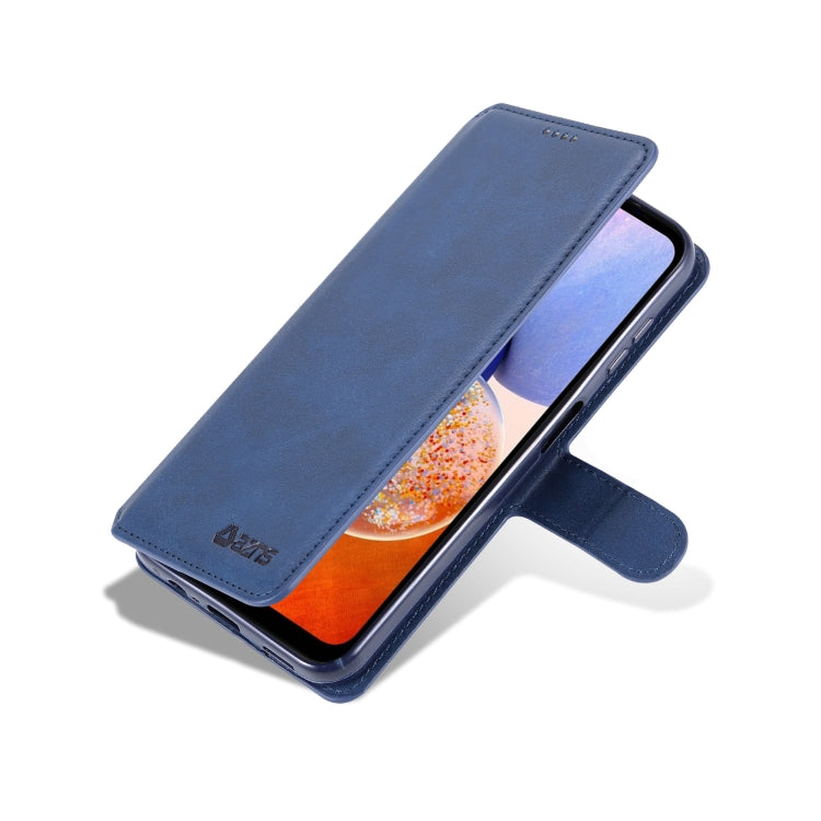For Samsung Galaxy A14 5G AZNS Calf Texture Horizontal Flip Leather Phone Case