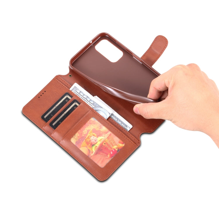 For Samsung Galaxy A14 5G AZNS Calf Texture Horizontal Flip Leather Phone Case