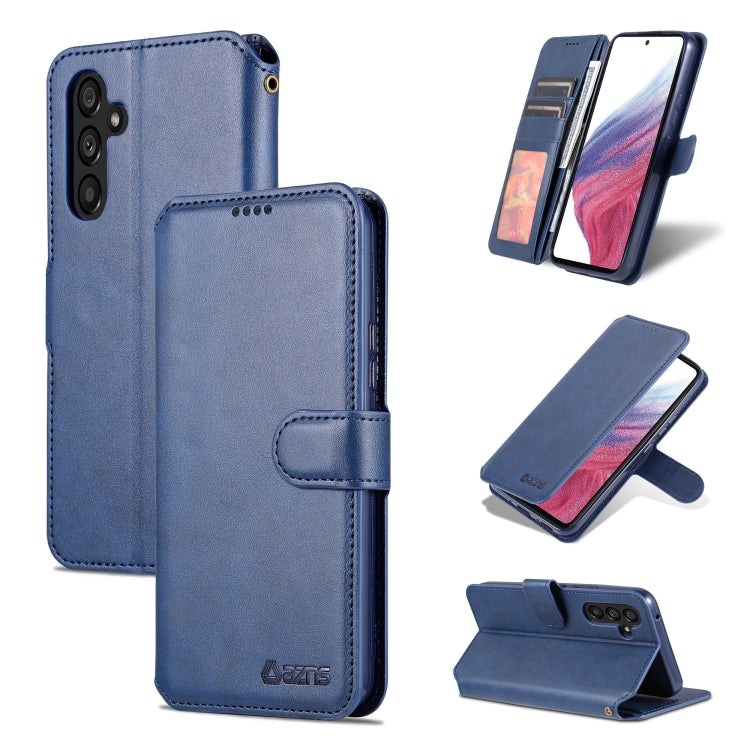 For Samsung Galaxy A54 5G AZNS Calf Texture Horizontal Flip Leather Phone Case