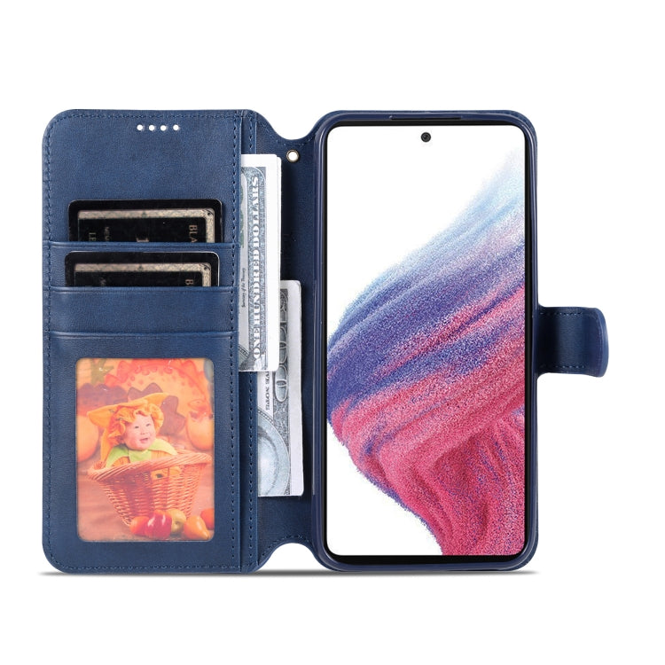 For Samsung Galaxy A54 5G AZNS Calf Texture Horizontal Flip Leather Phone Case