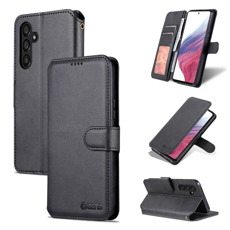 For Samsung Galaxy A54 5G AZNS Calf Texture Horizontal Flip Leather Phone Case