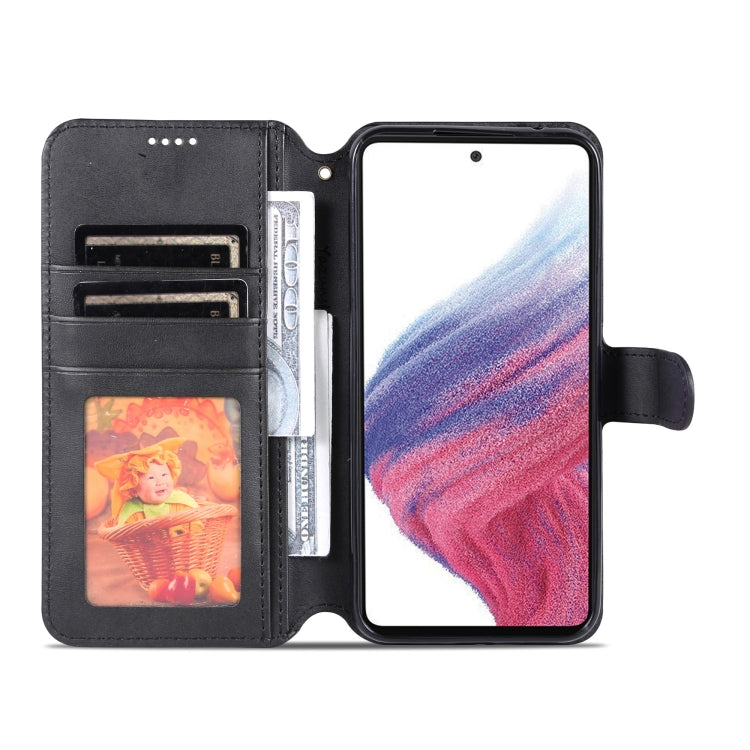 For Samsung Galaxy A54 5G AZNS Calf Texture Horizontal Flip Leather Phone Case