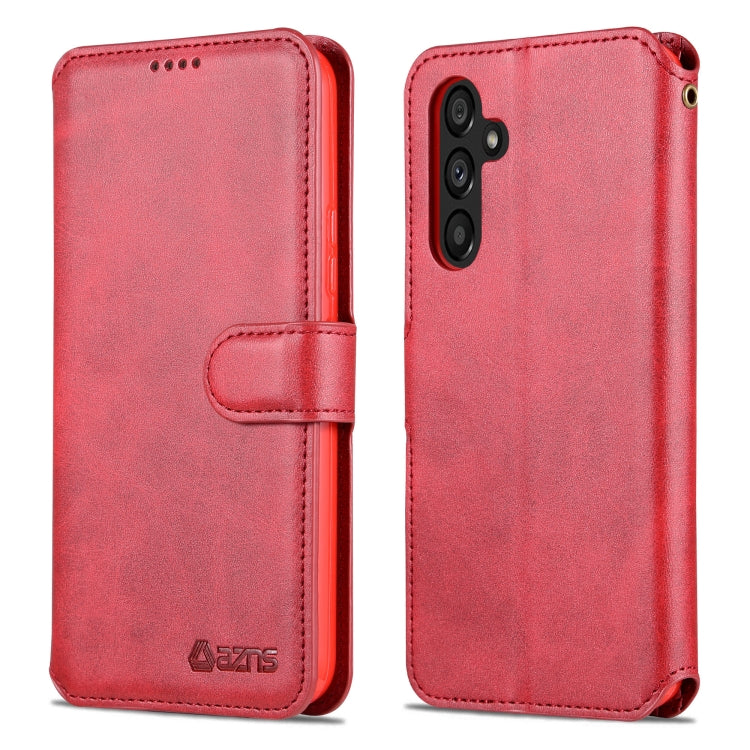 For Samsung Galaxy A54 5G AZNS Calf Texture Horizontal Flip Leather Phone Case