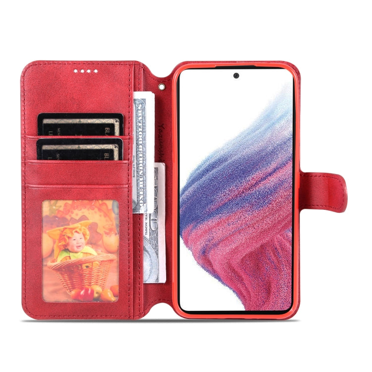 For Samsung Galaxy A54 5G AZNS Calf Texture Horizontal Flip Leather Phone Case
