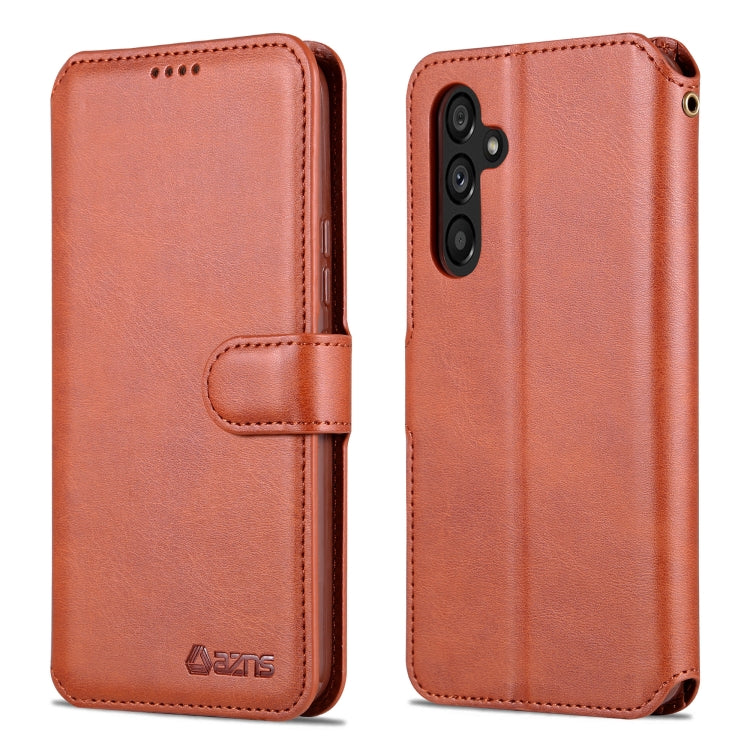 For Samsung Galaxy A54 5G AZNS Calf Texture Horizontal Flip Leather Phone Case