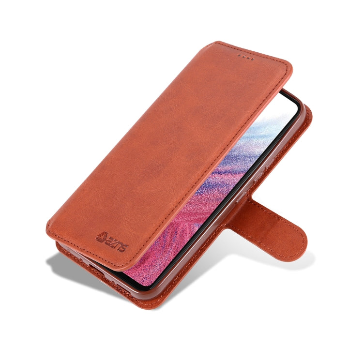 For Samsung Galaxy A54 5G AZNS Calf Texture Horizontal Flip Leather Phone Case