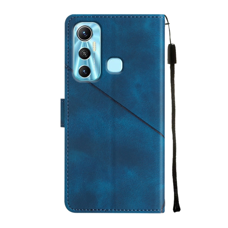For Infinix Hot 11 Skin-feel Embossed Leather Phone Case