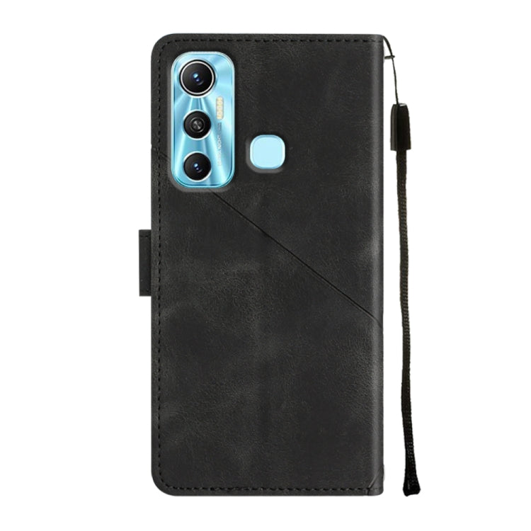 For Infinix Hot 11 Skin-feel Embossed Leather Phone Case
