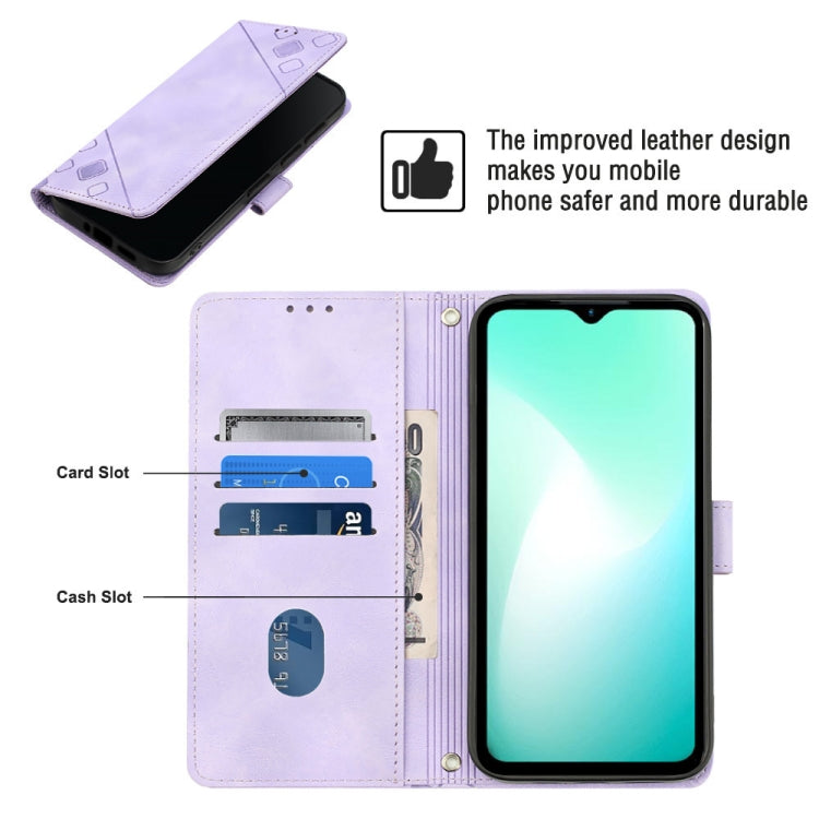 For Infinix Hot 11 Play / Hot 10 Play / Hot 9 Play Skin-feel Embossed Leather Phone Case